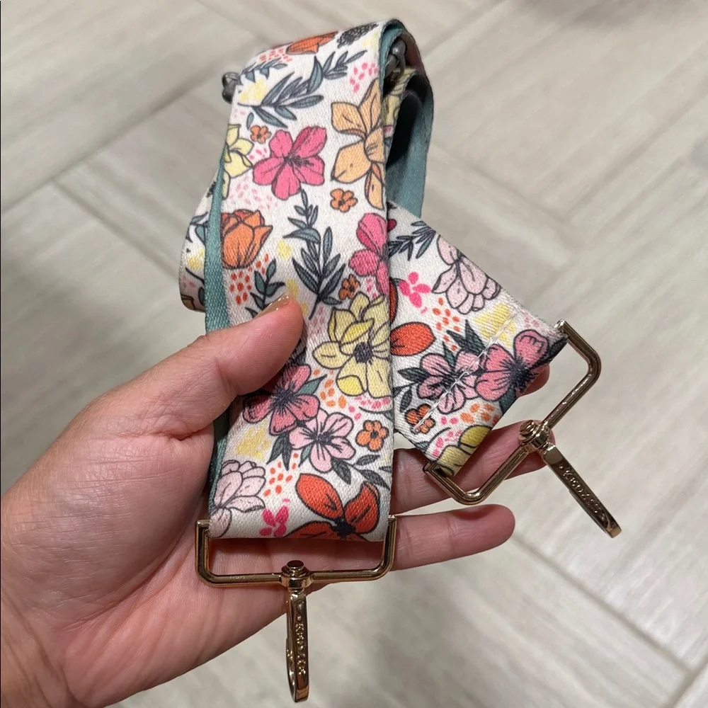 Kenzie Floral Multicolor Adjustable Bag Strap